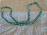 Glass Beads 8mm Approx. 110 Light Blue